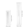 SHINEOFI 6 Pcs Expandable Clear Drawer Dividers Adjustable Organizers for