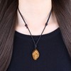 COAI Tiger Eye Nine Tailed Fox Necklace for Women Men