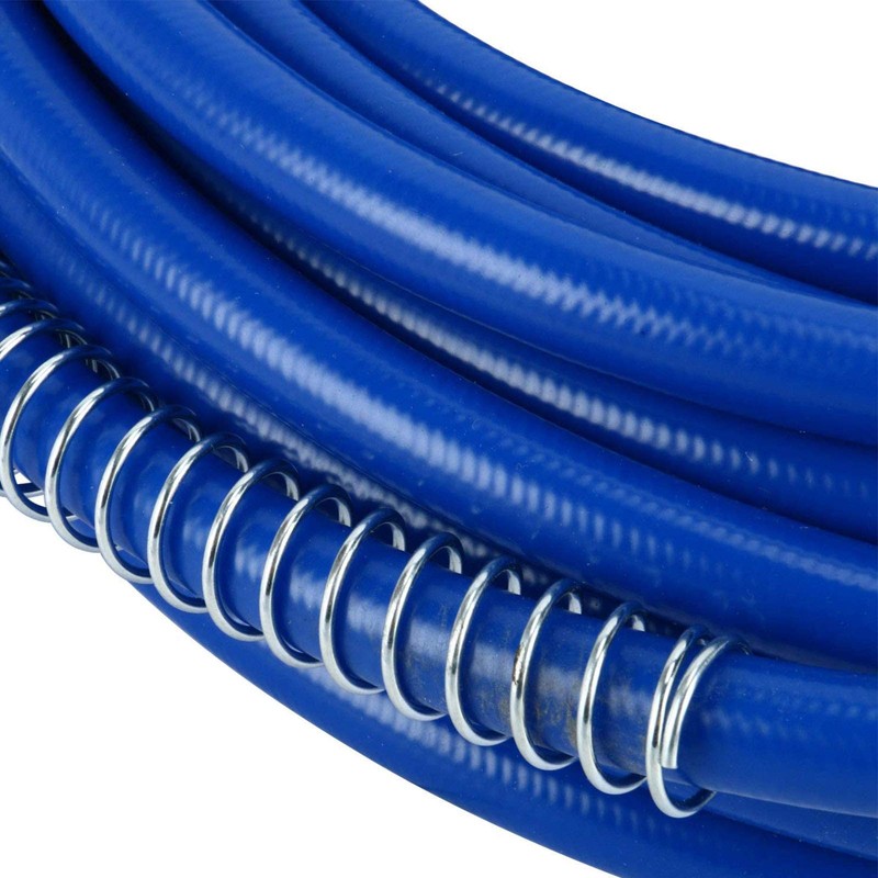 65ft x 1/4" Airless Paint Spray Hose, Blue Color Sprayer
