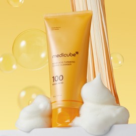 Medicube Kojic Acid Turmeric Vita Toning Whip Foam Cleansing 120ml 2pcs / 메디큐브 코직애씨드 터메릭 비타 토닝 휩 폼클렌징 120ml 2개