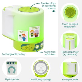 Goodtimer - Educational Toy for Kids w/a Mobile app for Parents. Customize it, Track Progress, & Access Resources to Teach Kids Healthy Habits That Last. Replace Behavior Charts & Reward Charts.