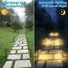 Sunvivo Solar Pathway Lights,2 Modes(Cool White or Warm White),Bright Solar