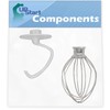 K45DH Dough Hook & K45WW Wire Whip Replacement for KitchenAid