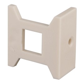 CRL DL2210EG Extended Hole Flush Bolt Nylon Guide Cream