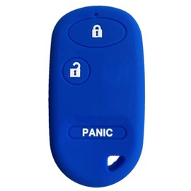 RPKEY Silicone Keyless Entry Remote Control Key Fob Cover Case Protector Replacement Fit for Honda Accord Element Civic Pilot 72147-S5A-A01 NHVWB1U523 NHVWB1U521 A269ZUA106 72147-S04-A01(Blue)