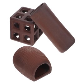 ABOOFAN 3Pcs Ceramic Fish Tank Hideout Unique Breeding Cave for Betta Shrimp Aquarium Decor Habitat Aesthetic Fish Shelter for Natural Behavior
