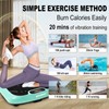 HOTWAVE Vibration Plate Exercise Machine 66HZ 120 Levels with Lymphatic