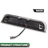 GRAND ORANGE 3rd Brake Light Compatible with Silverado Sierra 2014-2018