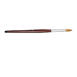 Kolinsky Pincel Profesional Kolinsky #12 Madera Para Uñas Manicure