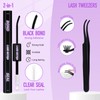 Lash Clusters Kit 570Pcs Individual Cluster Lash Extensions Kit 40D+50D+60D+80D+100D+150D