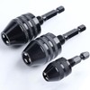 Resze Keyless Drill Chuck Adapter - 3Pcs Drill Chucks for