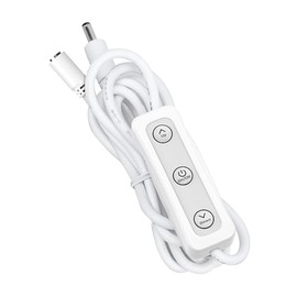 ASOKO 3 Buttons Dimmer Switch for LED Lighting with 3.5mm x 1.35mm Connector