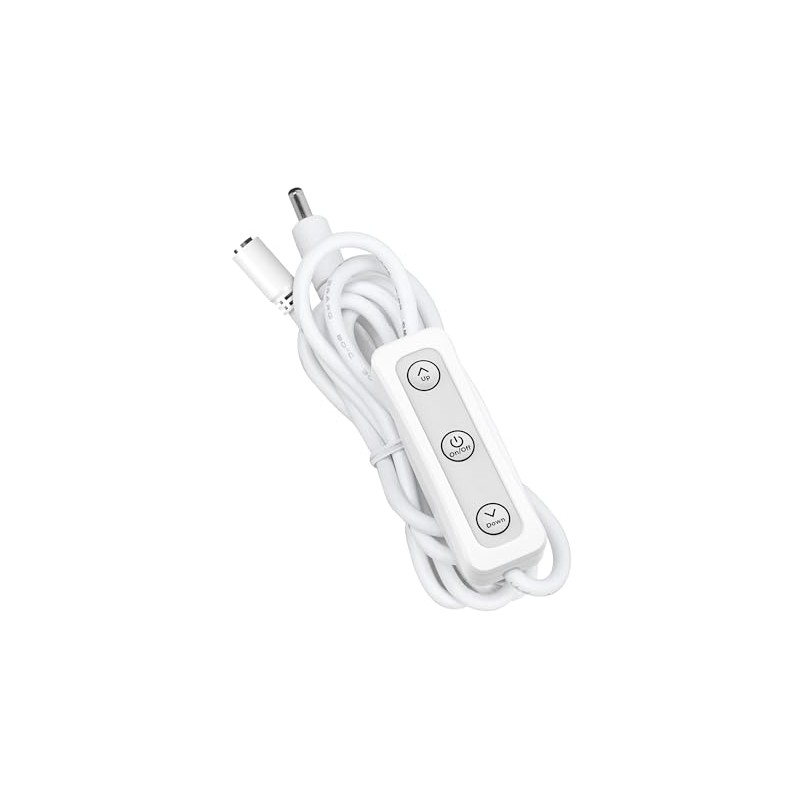 ASOKO 3 Buttons Dimmer Switch for LED Lighting with 3.5mm
