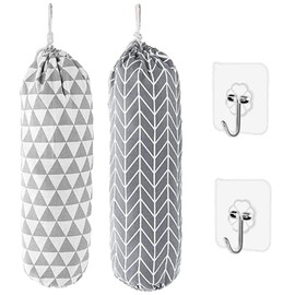 aqlbhz 2pcs Carrier Bag Storage Bag Dispenser Bag Dispenser Bag For Life Storage Bag Holder Shopping Bag Storage Washable Foldable Carrier Bag Holder For Home Office Kitchen Warehouse