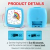 Secura 60-Minute Visual Timer, Silent Study Timer for Kids and