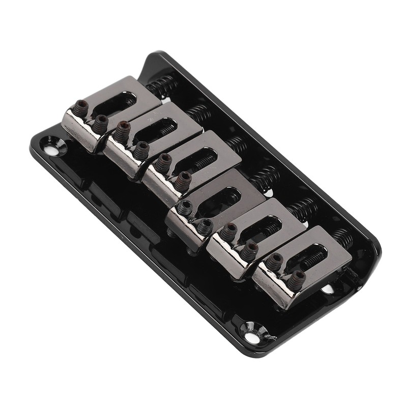 6 String Guitar Bridge Replacement Zinc Alloy Electric Guitar Saddle