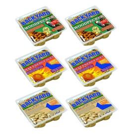 CountryMax Backyard Seeds Suet Cakes for Wild Birds - No Melt Food for Woodpeckers, Cardinals, Chickadees, Goldfinches, Juncos 11.25 Ounces (Variety Pack)