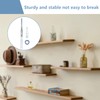 NineSSJLY Pack of 2 Invisible Shelf Brackets - Shelf Bracket