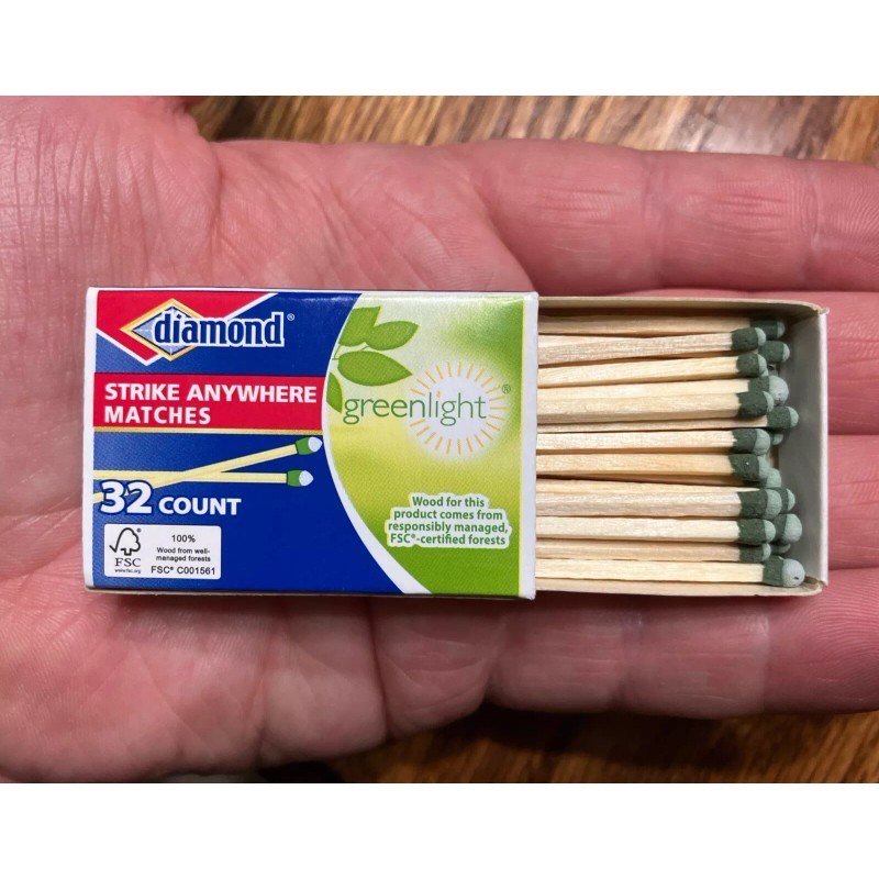 (10 Pack) Diamond Strike Anywhere Matches Penny Matches Camping 320