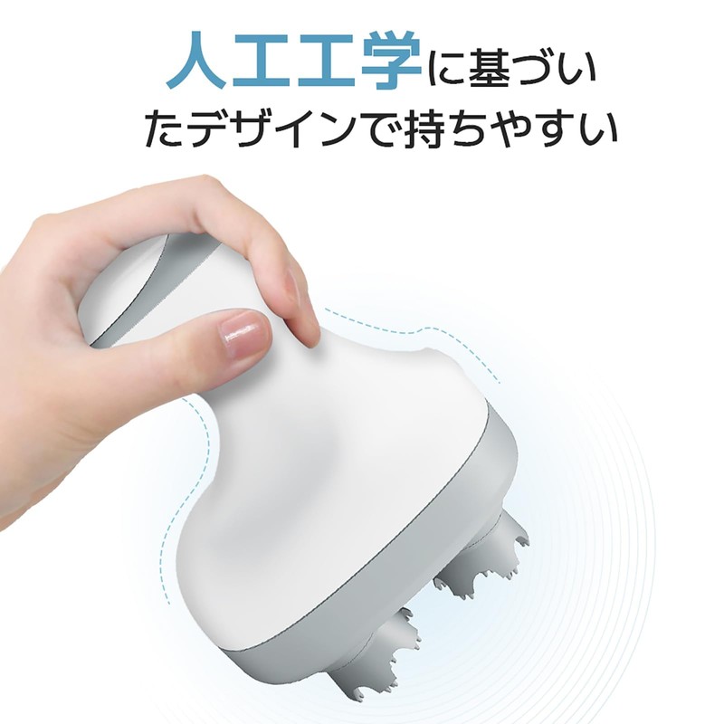 Electric Scalp Brush, IPX6 Waterproof, For Wet and Dry Use,