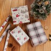 LaRibbons Christmas Wrapping Paper Rolls with Cutlines, 30Inch × 10Feet,