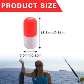 60 Pieces Fishing Rig Floats Pompano Floats Foam Floats Snell Oval Foam Floats Walleye Rig Lure Making Accessories Surf Fishing Foam Floats Crawler Harness red White