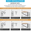 2PCS Heavy Duty Shelf Brackets,8" Metal Wall Brackets Steel Triangle