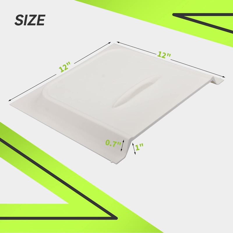 RVMATE Screen Door Slide with Slide Stop, 12" Panel for