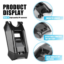 Battery Cover for Surron, PSLER Carbon Fiber Pattern Battery Guards Wrap for Electric Dirt Bike Light Bee Surron S/Surron X