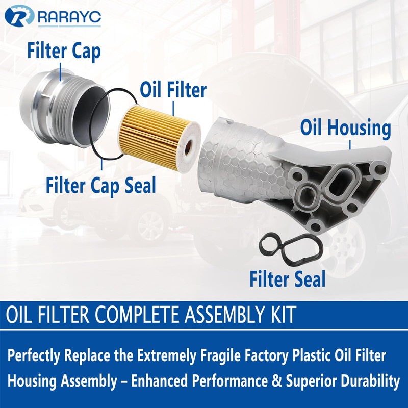 263003laa0 Upgrade Aluminum Oil Filter Housing Replacement for |Hyundai Palisade