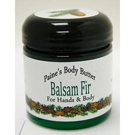 BALSAM FIR BODY BUTTER Paine's hands & body 4 oz with sweet almond oil & shea butter