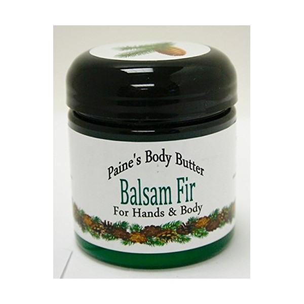 BALSAM FIR BODY BUTTER Paine's hands & body 4 oz with sweet almond oil & shea butter