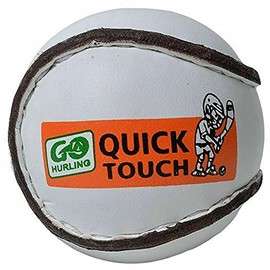 SS SMART & SHARP SPORTS INC unbrand Go Game Quick Touch Sliotars GAA Hurling Balls 48 Sliotar 4 Dozen Pack(White) … (Quick Touch Sliotars Size 4, White)
