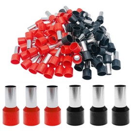 Teansic 40pcs AWG 2/0 Wire Ferrules Connectors,Insulated E70-20 Ferrule Cord Pin End Terminals Wire Connector Kit