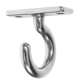 Tofficu Stainless Steel Heavy Duty Ceiling Hooks for Wall Mounting Pad Eye Plate for Garments Ceiling Fans Shade Sail Hardware Versatile Durable Easy Installation