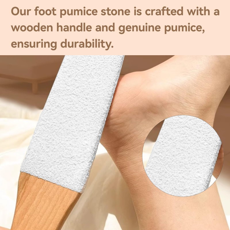DAJING Foot Stone (1White 1Silvery, MM)