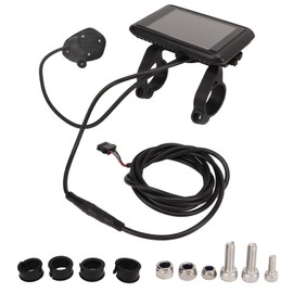 Electric Bicycle Display Panel ABS 5V LCD High Definition Multifunction Bike Display Panel with SM Connector for Bicycle Modification