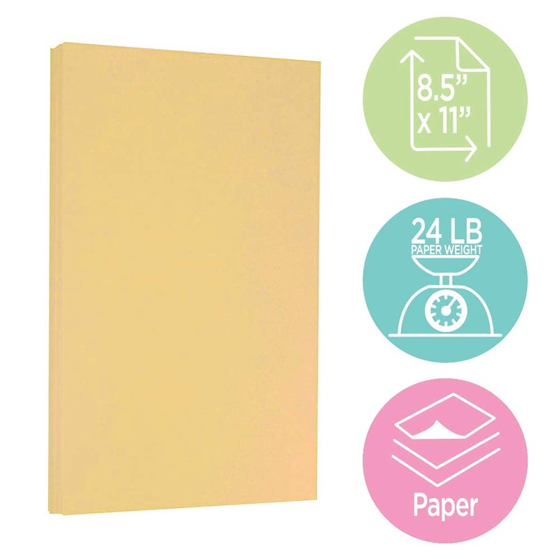 JAM Paper Parchment 24lb Paper - 8.5 x 11 -