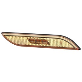 HELLA 2PS 013 306-021 Side Marker Light - Shapeline Style - LED - 12/24V - mounting/Glued - Lens Colour: Yellow - LED colour: Yellow - Cable: 250mm - Plug: AMP - 2-pin connector - right - Quantity: 1