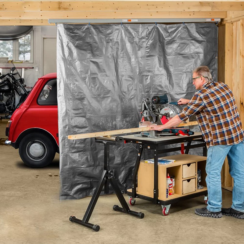 Curtain Gliders for Rockler Ceiling Track System, 6-Pack