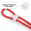 sourcing map 20 Pcs Plastic Cord Locks Spring Stopper Double
