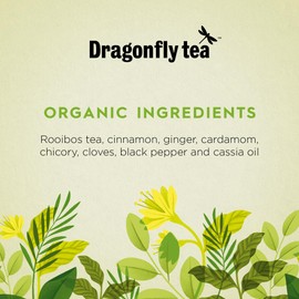 Dragonfly Tea Organic Cape Chai Rooibos, 4x40 teabags