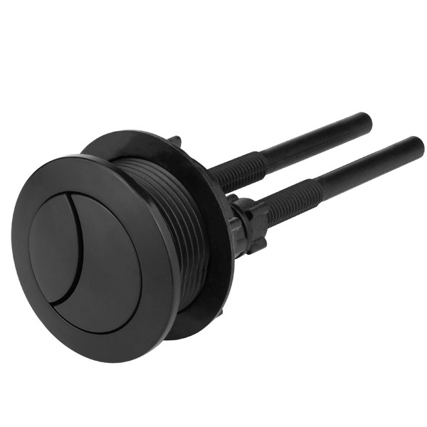 Black Toilet Flush Button Replacement, Upgrade Your Bathroom with Ancable's 38mm Stylish and Durable Black Toilet Flush Button