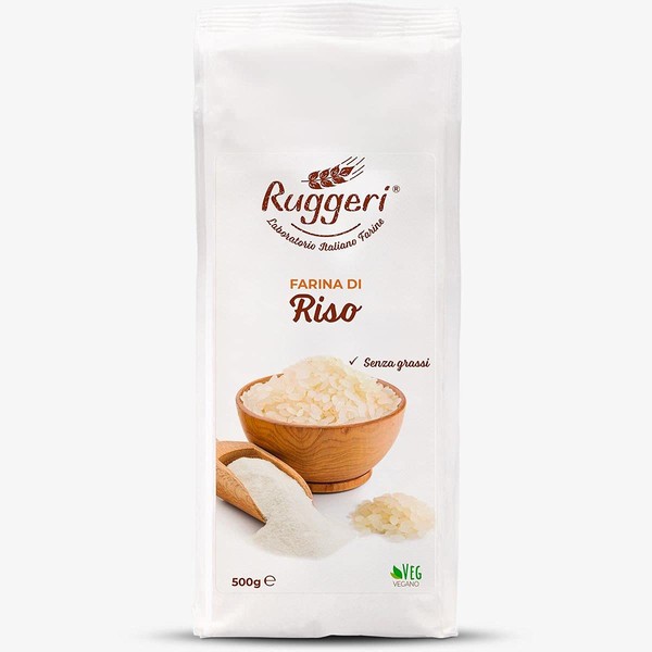 2 x 500 g rice flour from Italy Ruggeri farina