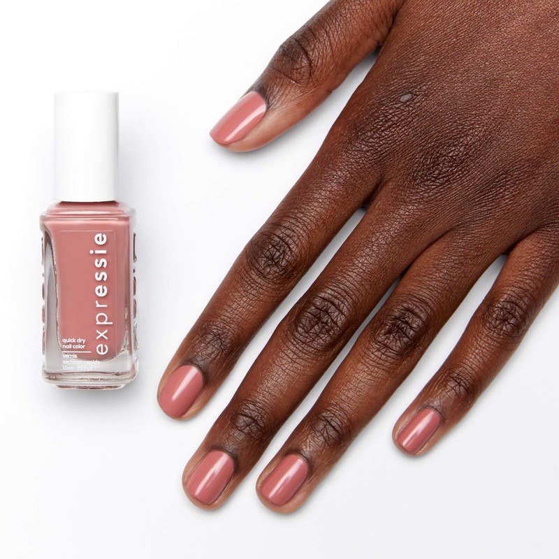 essie expressie Quick-Dry Nail Polish, Nude Pink 040 Checked In,