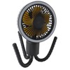 Portable Stroller Fan Handheld LED Night Night USB Rechargeable Multi