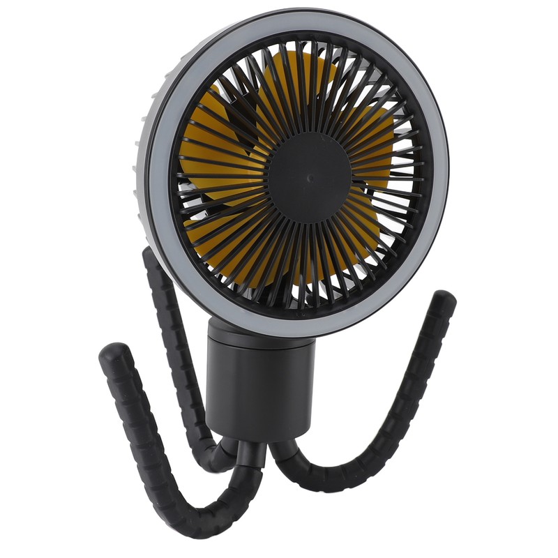 Portable Stroller Fan Handheld LED Night Night USB Rechargeable Multi