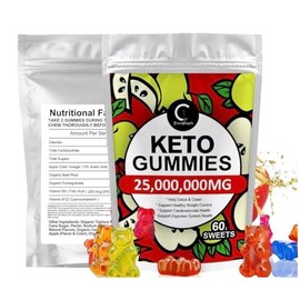 Weight Management Supplement - Keto Diet Friendly - 30 Days Supply. Best Way to Manage Your Weight. 60 High Strength Enter into Ketosis and Lose Weight Fast with Keto Gummy Bears!