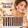 13-Piece Makeup Brush Set for Face & Eye Makeup –