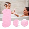 WOONEKY 4Pcs Portable Bath Scrubbers Comfortable Skin Friendly Shower Sponges